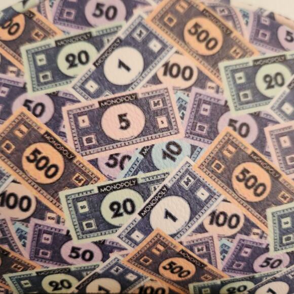 Hasbro Gaming Monopoly Money Mini Backpack Shoulder Bag‎ Casino Purse NWT - Picture 6 of 9